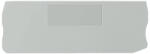 Siemens 8WH9000-4GA00 véglap, 2.5mm2, 4 vezetékes, szürke (8WH90004GA00)