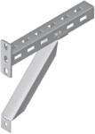 BAKS 800920 WPTKO200 ( 215 mm) oldalfali tartókonzol támasztékkal 40x40, kábelvezetési elemek rögzítéséhez (800920)