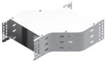 BAKS 136560 OPZNJ100H100 Kábeltálca kitérő idom 100x 100 mm vízszintes, fedéllel, villamos kábelek nyomvonalvezetéséhez (136560)