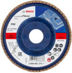 Bosch X431 legyezőtárcsa fémhez, egyenes, műanyag alátéttányér, Alox (Regisztrációval akár extra értékes ajándék is elérhető! ) (2608601271)