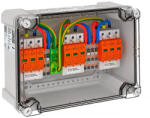 OBO PV-rendszer tokozatban T1+T2 3x1 PV-String - 3 WR-MPP 900V DC, világos szürke 5088420 (5088420)
