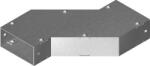 BAKS 815320 OPZKMC200H100 Kábeltálca kitérő idom 100x 200 mm vízszintes, anyagvastagság 2, 0 mm, fedéllel, villamos kábelek nyomvonalvezetéséhez (815320)