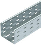 OBO kábeltálca MKS perforált 85x100x3000, szalaghorganyzott, DIN EN 10346, cink 6057101 (6057101)