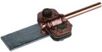 DEHN Kétfémes UNI-bontókapocs Cu-St/tZn Rd 8-10 mm/Fl 30 mm-hez 460557 ZMTK 8.10 FL30 CU STTZN (460557)