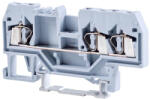 Tracon fázisvezető ipari sorozatkapocs, rugós, sínre, szürke 800V 24A 0.08-2.5 mm2 3P - TSKC2, 5/3 (TSKC2,5/3)