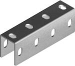 BAKS 660403 LCT40H60 C-szerelősín hosszanti összekötő 63×47×180 mm perforált, szalaghorganyzott, anyagvastagság 3, 0 mm összekötőelem (660403)