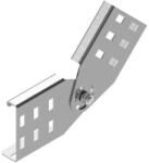 BAKS 411302 LGTH100N Kábellétra csuklós összekötő 100 mm oldalmagassághoz, anyagvastagság 3, 0 mm, villamos kábelek nyomvonalvezetéséhez (411302)