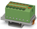 Phoenix Contact Elosztóblokk PTFIX 10/12X4-NS35 GN, 0, 2-6mm2, 32 A 800 V NS 35/7, 5, NS 35/15, 3273622 (3273622) - lumenet