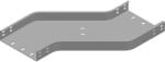 BAKS 353560 OPZZC600H50 Kábeltálca kitérő idom 50x 600 mm jobbos, vízszintes, tűzihorganyzott, anyagvastagság 2, 0 mm, villamos kábelek nyomvonalvezetéséhez (353560)