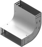 BAKS 130971 LUNP400H60 Kábeltálca sarokidom 90 fokos 60x400 univerzális, függőleges, fedéllel, villamos kábelek nyomvonalvezetéséhez (130971)