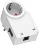 OBO fineController túlfeszültség védő telefonvédelemmel 230V, hófehér 5092824 (5092824)