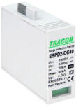Tracon Túlfeszültség levezető betét T2 DC típusú 20kA, Var+GTD ESPD2-DC40-1000VG Tracon (ESPD2-DC40-1000VG)