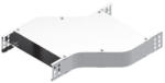 BAKS 136767 OPZBNJ300H50 Kábeltálca kitérő idom 50x 300 mm vízszintes, fedéllel, villamos kábelek nyomvonalvezetéséhez (136767)