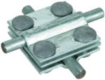 DEHN 318203 Keresztösszekötő kapocs St/tZn Rd 8-10/FI 30 mm-hez Fl 30/30 mm köztes lemezzel KS 8.10 8.10 FL30 ZP FRSM8 STTZN (318203)