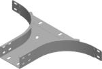 BAKS 354010 TKZDP100H50 Kábeltálca beépíthető leágazóidom 50x 100 mm tűzihorganyzott, anyagvastagság 1, 5 mm, villamos kábelek nyomvonalvezetéséhez (354010)