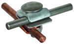 DEHN MMV-kapocs Cu-St/tZn Rd 6-8 mm-hez kapupánt csavarral és anyával 390267rnZMMVK 6.8 FRM10X35 CU STTZN (390267)