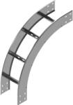 BAKS 499011 LPDZP100H100N Kábellétra külső sarokidom függőleges 100x 100 mm 90 fokos szalaghorganyzott, anyagvastagság 1, 5 mm (499011)