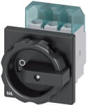 Siemens 3LD2103-0TK51 BE-KI kapcsoló, 3P, 25A, előlapra, fekete (3LD21030TK51)
