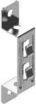 BAKS 902803 BSMN fali tartó rácsos kábeltálcához 60 mm oldalmagassághoz 122×25×25 mm tartóelem, kábelvezetési elemek rögzítéséhez (902803)