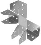 BAKS 661006 LCWCZ100 Sínösszekötő keresztelem C-sínhez 400 mm szalaghorganyzott, anyagvastagság 3, 0 mm összekötőelem, kábelvezetési elemek csatlakoztatásához (661006)