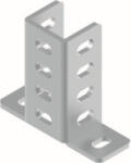 BAKS 661307 PVC Fejlemez 135×113×41 mm, tűzihorganyzott, anyagvastagság 5, 0 mm, villamos szerelési feladatokhoz (661307)