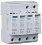 Hager SPB413 Túlfeszültség levezető, II típus (C osztály) 4P, cserélhető betétes, 40kA, 1, 35kV, TT/TNS (SPB413)
