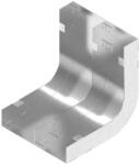 BAKS 531625 LKd250H38 Padló alatti csatornaív kétrekeszes 90 fokos 38x 250 mm függőleges, szalaghorganyzott, anyagvastagság 1, 0 mm (531625)
