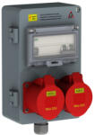 Ganz Ganz CSK1-400-2-200-32 Csatlakozó kombináció hibaáram védelemmel 2db 5P 32A 32A, 4111-4-220032 (4111-4-220032)