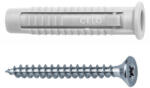 Celo 98FXSZ Nexus univerzális nylon dübel 8 mm, 5x60 mm facsavarral, betonhoz, tömör és üreges falazathoz, valamint gipszkartonhoz, 50 db/csomag (98FXSZ)
