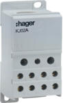 Hager Elosztóblokk 1P 250A be 35-95mm2 ki 2x6-35mm2, 5x1, 5-16mm2, 4x1, 5-10mm2 KJ02A (KJ02A)