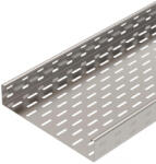 OBO kábeltálca MKS perforált 60x300x3000, felületkezelés nélkül, utókezelt, nemesacél 6056040 (6056040)