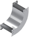 BAKS 131095 LUPNP600H80 Kábeltálca sarokidom 90 fokos 80x 600 mm függőleges, fedéllel, villamos kábelek nyomvonalvezetéséhez (131095)