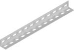 BAKS 620230 KTP25H25/3 L-profil 25×25×3000 mm perforált, szalaghorganyzott, anyagvastagság 1, 5 mm, villamos szerelési feladatokhoz (620230)