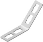 BAKS 650811 LCSP1 C-sín 45 fokos összekötő 40×105×105 mm cinkpelyhes horganyzás, anyagvastagság 4, 0 mm összekötőelem (650811)