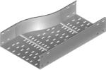 BAKS 221551 RKPSP500/400H120 Kábeltálca szűkítőidom 500/ 400 mm jobbos, anyagvastagság 1, 5 mm önhordó, villamos kábelek nyomvonalvezetéséhez (221551)