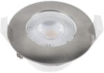 Delux LED beépíthető spotlámpa nikkel 5 W 450 lm 100-240 V d=68-75 mm 3000 K 120fok, IP44 (DEL1756)