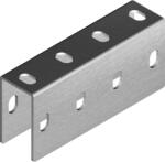 BAKS 660404 LCT40H80 C-szerelősín hosszanti összekötő 83×47×240 mm perforált, szalaghorganyzott, anyagvastagság 3, 0 mm összekötőelem (660404)