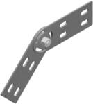 BAKS 353000 LZGCH50 Nagyfesztávú kábeltálca csuklós összekötő 40x 186 mm, tűzihorganyzott, anyagvastagság 2, 0 mm, villamos kábelek nyomvonalvezetéséhez (353000)