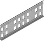 BAKS 143611 LPUH42 Kábeltálca hosszanti összekötő 39x 120 mm, villamos kábelek nyomvonalvezetéséhez (143611)