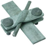 DEHN 308220 SV-ferdekapocs St/tZn Rd 7-10/7-10 mm - Rd 7-10/Fl 30 mm-Fl 30/30 mm SVK 7.10 7.10 FL30 STTZN (308220)