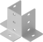 BAKS 661310 PVC100 Fejlemez 230×140×99 mm, tűzihorganyzott, anyagvastagság 5, 0 mm, villamos szerelési feladatokhoz (661310)