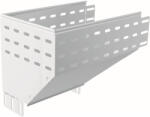 BAKS 124240 KRLP400H110 leszálló könyökidom 110x400 balos, kábelvezetési elemek csatlakoztatásához (124240)