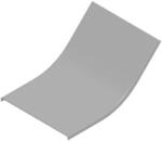 BAKS 302330 PLZWMP300 Sarokidom fedél 300 mm 45 fokos belső, függőleges kültéri ipari kábeltálcához, tűzihorganyzott, anyagvastagság 1, 5 mm (302330)