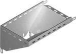 BAKS 133005 KRLJ50H30 Leszálló könyökidom 30x 50 mm balos, kábelvezetési elemek csatlakoztatásához (133005)