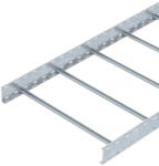 OBO kábellétra hegesztett kivitel perf. nélküli létrafokkal 110x800x3000, merítetten tűzihorganyzott, DIN EN ISO 1461, cink 6207316 (6207316)