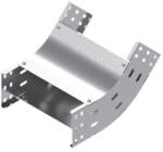 BAKS 131096 LUMNJ100H80 Sarokidom 45 fokos 80x 100 mm függőleges, fedéllel, kábelvezetési nyomvonal lefedésére (131096)