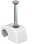 OBO Haft Clip, hófehér 7-12mm, L18 2228420 (2228420)