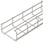 OBO C rácsos kábeltálca 50x100x3000, felületkezelés nélkül, utókezelt, nemesacél 6016235 (6016235)