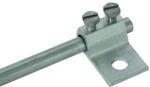 DEHN 347205 Leszorító kapocs Al D 10, 5 mm furattal Rd 10 mm-hez KS 7.10 B10.5 AL (347205)