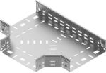 BAKS 166266 TKFJ400H60 Kábeltálca T-idom 60x 400 mm csavar nélküli szerelés, anyagvastagság 1, 0 mm, villamos kábelek nyomvonalvezetéséhez (166266)